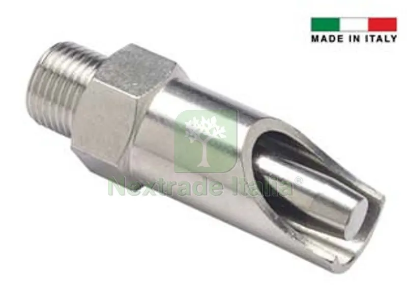 ABBEVERATOIO A SUCCHIOTTO ACCIAIO INOX - M 1/2" per scrofe — Mangimi e alimentazione — rif. FERX.FER348683