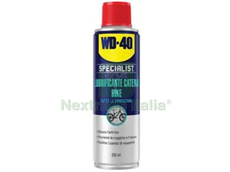 3PZ WD-40 Specialist Bike Spray Lubrificante Catena per Tutte le Condizioni - ML.250 Spray — Lubrificanti e oli — rif. FERX.FER348775 3PZ WD-40 Specialist Bike Spray Lubrificante Catena per Tutte le Condizioni - ML.250 Spray — Lubrificanti e oli — rif. FERX.FER348775