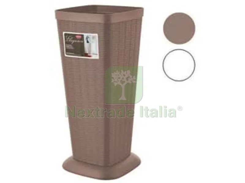 Portaombrelli Elegance in Polipropilene - cm.25,5x25,5x57h. - colore tortora — Pile e batterie — rif. FERX.FER349130 Portaombrelli Elegance in Polipropilene - cm.25,5x25,5x57h. - colore tortora — Pile e batterie — rif. FERX.FER349130