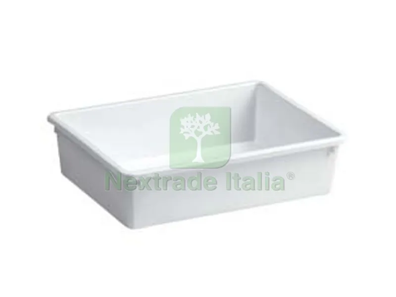5PZ Bacinella per Frigo in Polipropilene Bianca - cm.40x30x10h. lt.10 — Pile e batterie — rif. FERX.FER349253 5PZ Bacinella per Frigo in Polipropilene Bianca - cm.40x30x10h. lt.10 — Pile e batterie — rif. FERX.FER349253