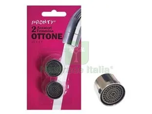 12BLISTER AERATORE FEMMINA + FILTRO DI RICAMBIO PER RUBINETTI IN BLISTER - in bl. pz.1+1 — Rubinetti e valvole — rif. FERX.FER349673