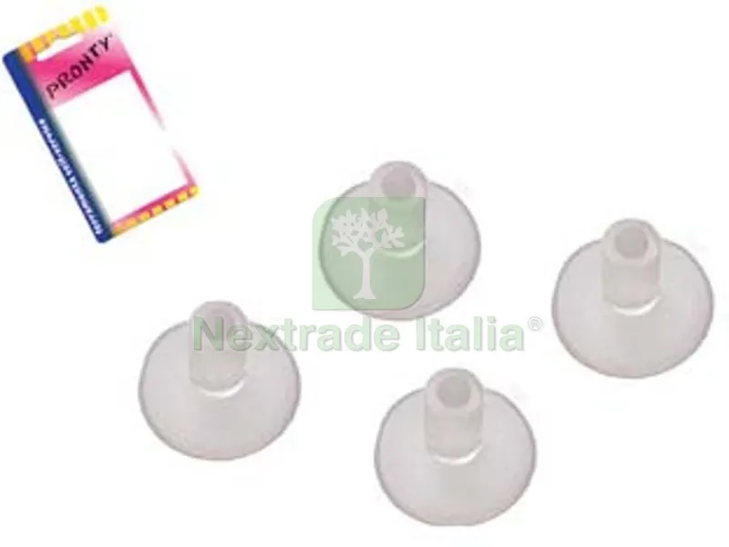 12BLISTER VENTOSE TRASPARENTI CON GAMBO IN BLISTER - ? mm.20, in bl.4 pz. — Misurazione e taglio manuale — rif. FERX.FER350143