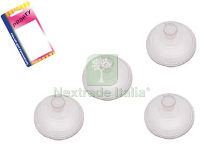 12BLISTER Ventose Trasparenti Senza Gambo in Blister - ? mm.25, in bl.4 pz. — Misurazione e taglio manuale — rif. FERX.FER350150