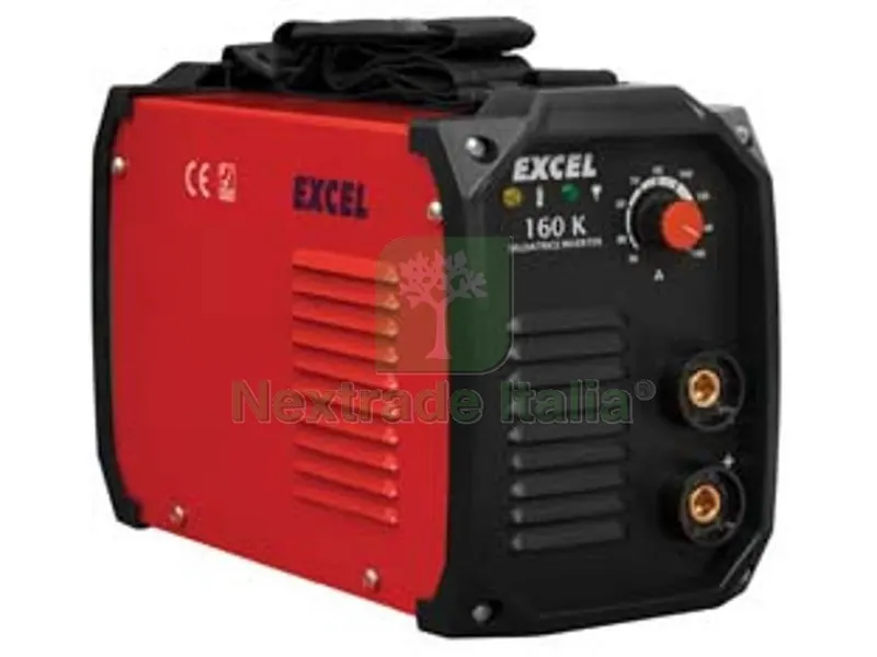SALDATRICE ELETTRICA INVERTER 160K - mm.310x200x140h. - peso kg.4.3 — Saldatrici e accessori — rif. FERX.FER351232 SALDATRICE ELETTRICA INVERTER 160K - mm.310x200x140h. - peso kg.4.3 — Saldatrici e accessori — rif. FERX.FER351232