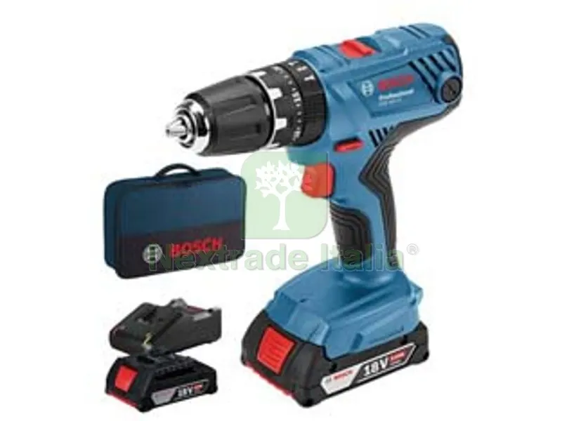 trapano avvitatore 2 batterie litio 18v percuss. (gsb 18v-21) - 2 batterie al litio da 2,0 ah — Trapani e avvitatori — rif. FERX.FER351652 trapano avvitatore 2 batterie litio 18v percuss. (gsb 18v-21) - 2 batterie al litio da 2,0 ah — Trapani e avvitatori — rif. FERX.FER351652