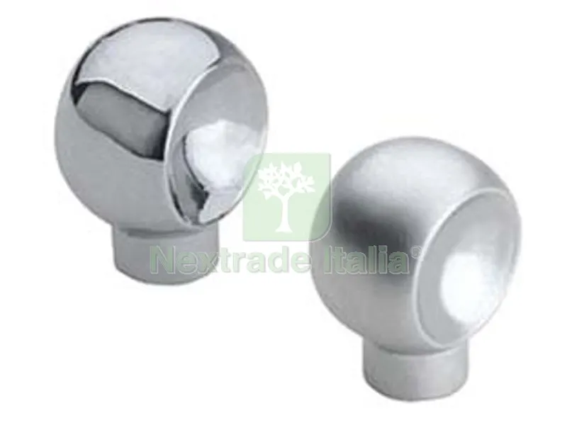 5PZ Pomoli per Mobili MOD.GU56 in Zama - ? mm.15 cromo lucido — Maniglie e pomelli — rif. FERX.FER352000