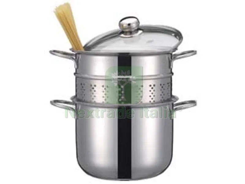 PASTAIOLA EATITALY IN ACCIAIO INOX 18/10 - cm.22 — Sanitari e ceramiche — rif. FERX.FER353021 PASTAIOLA EATITALY IN ACCIAIO INOX 18/10 - cm.22 — Sanitari e ceramiche — rif. FERX.FER353021