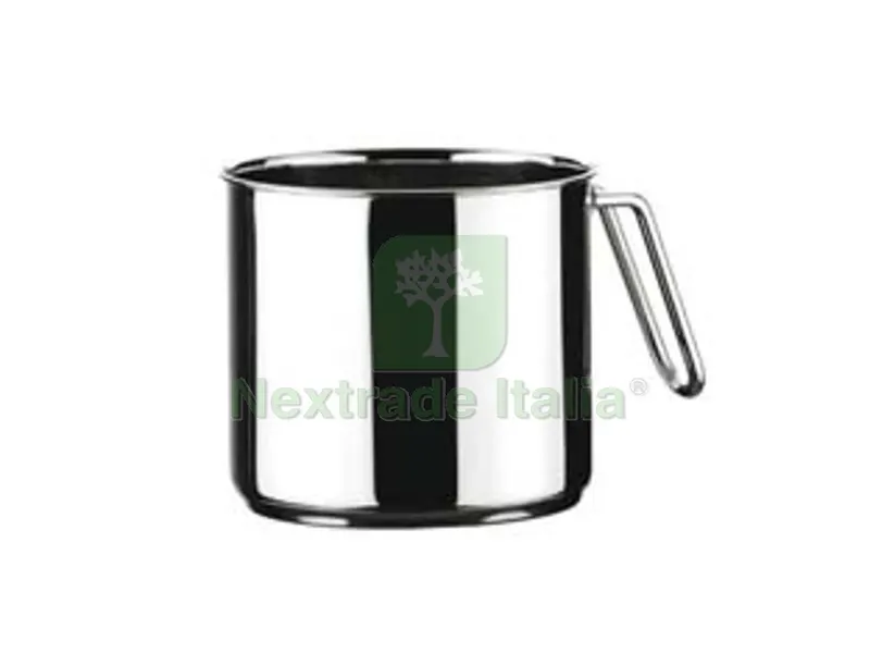Bollilatte in Acciaio Inox 18/10 CM.14 con Manico - cm.14 — Casalinghi e organizzazione — rif. FERX.FER353052 Bollilatte in Acciaio Inox 18/10 CM.14 con Manico - cm.14 — Casalinghi e organizzazione — rif. FERX.FER353052