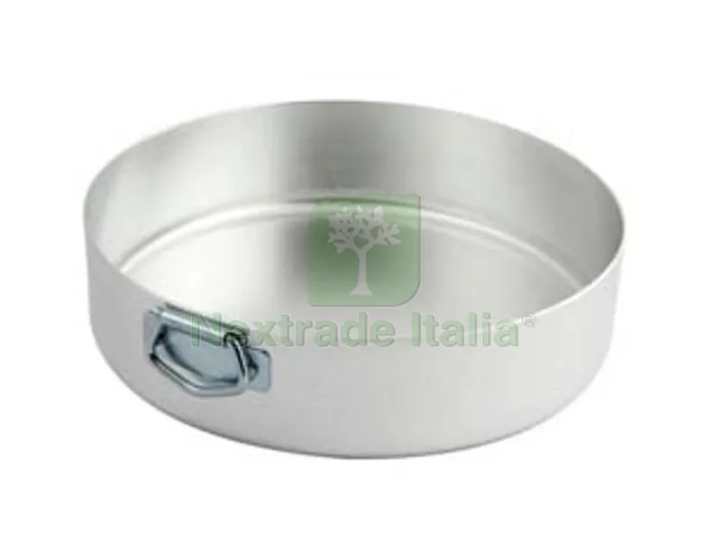 Tortiera Cilindrica Alta in Alluminio con Anello - cm.32 — Serrature e cilindri — rif. FERX.FER353731