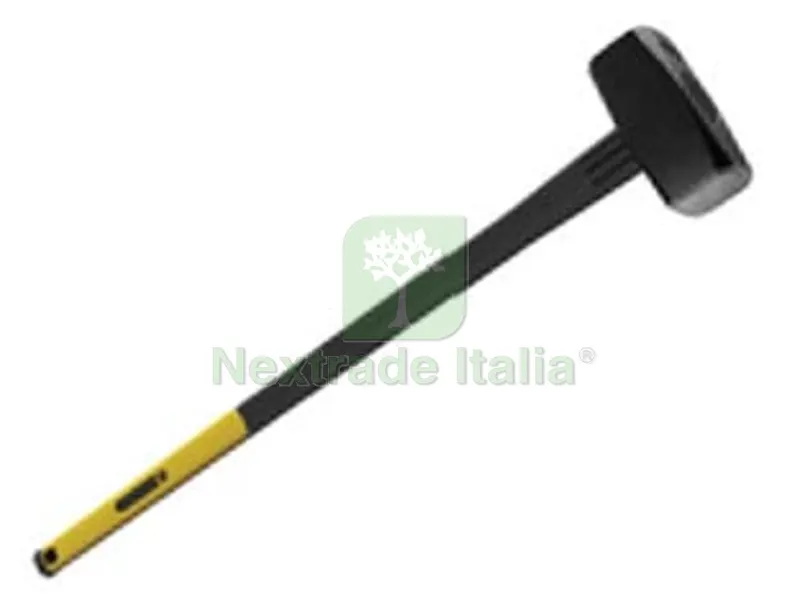 Mazza a Coppia con Manico in Fibra di Vetro - kg.5 - manico mm.915 — Martelli e mazze — rif. FERX.FER354639 Mazza a Coppia con Manico in Fibra di Vetro - kg.5 - manico mm.915 — Martelli e mazze — rif. FERX.FER354639