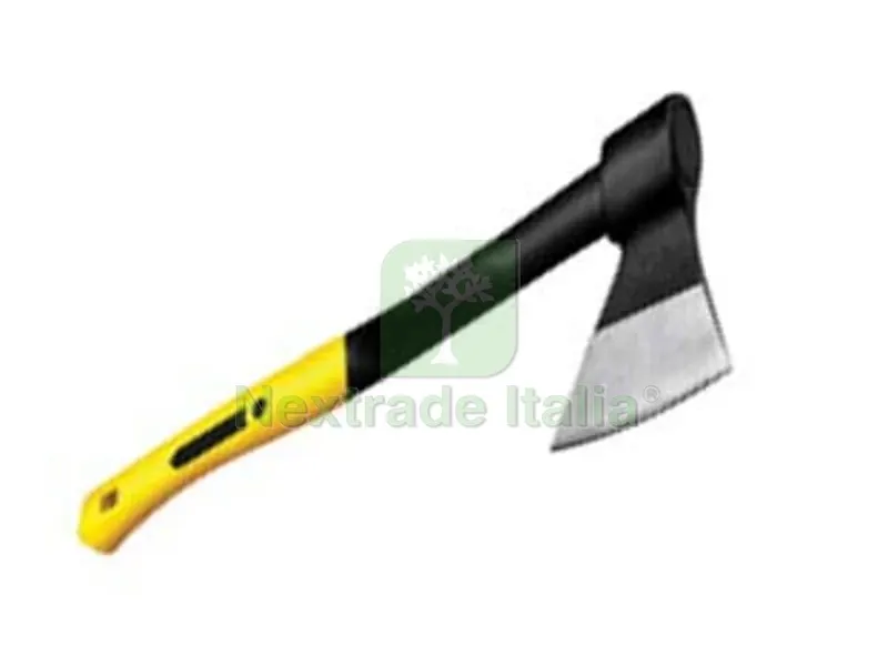Accetta con Manico in Fibra di Vetro - gr.600 - manico mm.370 — Attrezzi da giardino — rif. FERX.FER354738