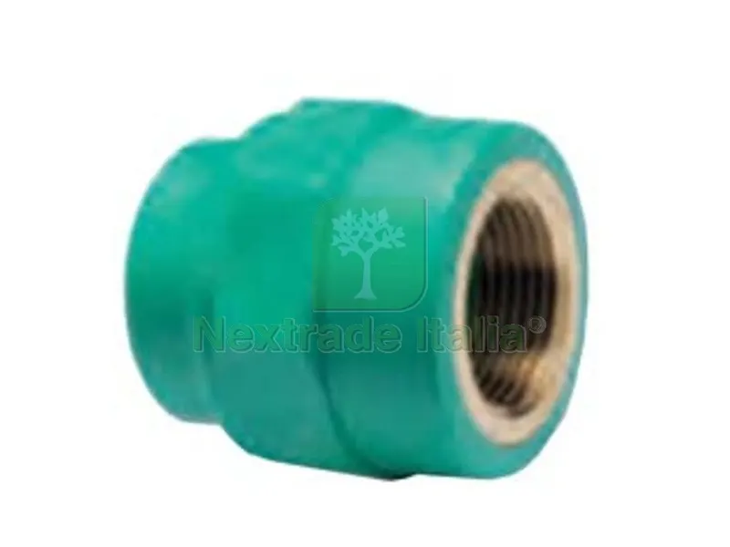 10PZ RIDUZIONE FILETTATA FEMMINA IN PPR PN25 - F ? mm.20x1/2" — Tubi e raccordi — rif. FERX.FER356435 10PZ RIDUZIONE FILETTATA FEMMINA IN PPR PN25 - F ? mm.20x1/2" — Tubi e raccordi — rif. FERX.FER356435