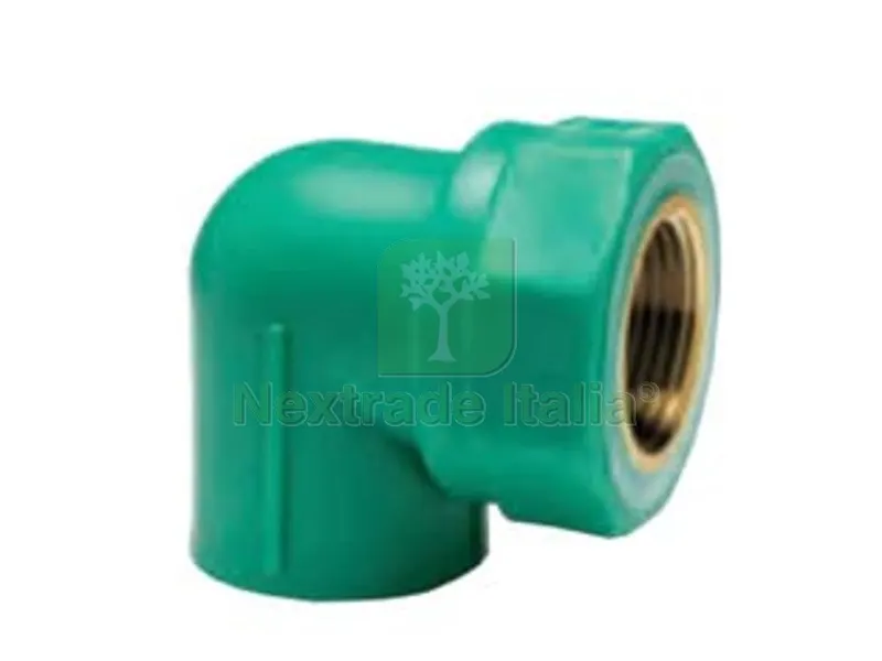 10PZ CURVA 90? FILETTATA FEMMINA IN PPR PN25 - F ? mm.20x1/2" — Tubi e raccordi — rif. FERX.FER356466 10PZ CURVA 90? FILETTATA FEMMINA IN PPR PN25 - F ? mm.20x1/2" — Tubi e raccordi — rif. FERX.FER356466