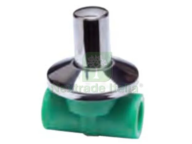 RUBINETTO A VITONE CON CAPPUCCIO IN PPR - ? mm.25x3/4" — Rubinetti e valvole — rif. FERX.FER356565 RUBINETTO A VITONE CON CAPPUCCIO IN PPR - ? mm.25x3/4" — Rubinetti e valvole — rif. FERX.FER356565