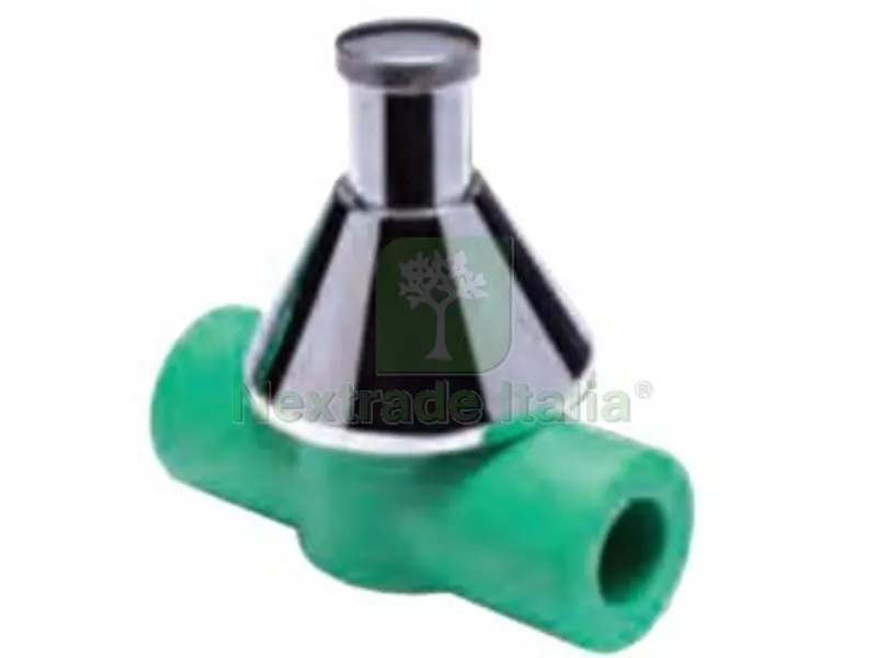 RUBINETTO A SFERA CON CAPPUCCIO IN PPR - ? mm.20 — Rubinetti e valvole — rif. FERX.FER356589