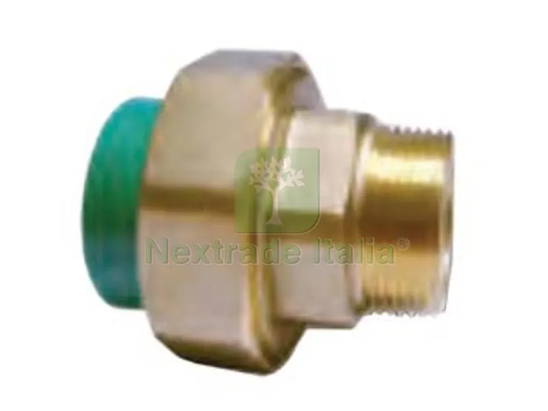 GIUNTO CON GHIERA FILETTATA MASCHIO IN PPR PN25 - M ? mm.20x1/2" — Tubi e raccordi — rif. FERX.FER356619 GIUNTO CON GHIERA FILETTATA MASCHIO IN PPR PN25 - M ? mm.20x1/2" — Tubi e raccordi — rif. FERX.FER356619