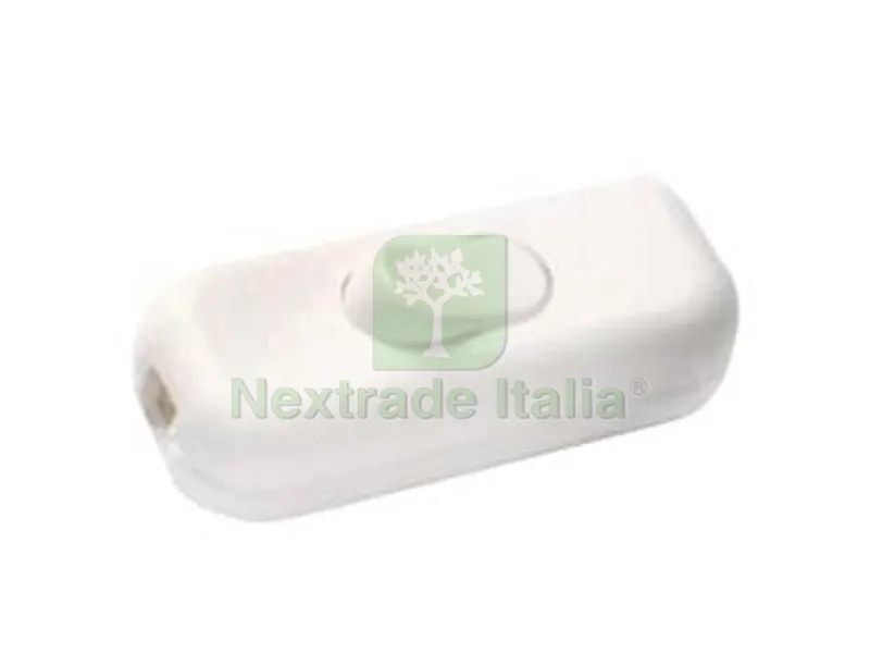 10PZ INTERRUTTORE PASSAFILO UNIPOLARE BIANCO — Interruttori e prese — rif. FERX.FER358118