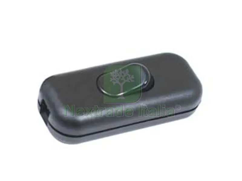 10PZ INTERRUTTORE PASSAFILO UNIPOLARE NERO — Interruttori e prese — rif. FERX.FER358125 10PZ INTERRUTTORE PASSAFILO UNIPOLARE NERO — Interruttori e prese — rif. FERX.FER358125
