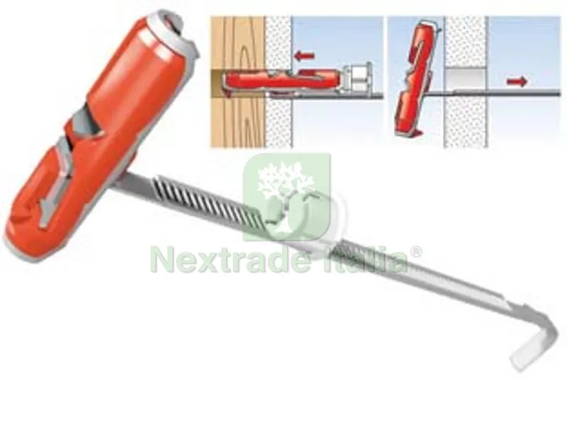 25PZ Fissaggio Basculante in Nylon "duotec" - ? mm.10 — Tasselli e ancoraggi — rif. FERX.FER358422