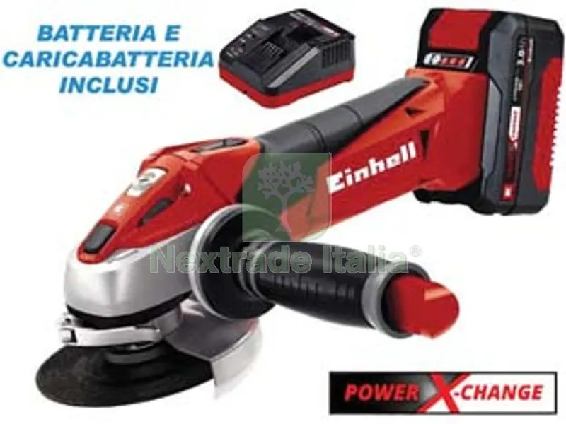 smerigliatrice angolare a 18volt 3ah (te-ag 18/115 li kit) — Smerigliatrici e seghe — rif. FERX.FER359832 smerigliatrice angolare a 18volt 3ah (te-ag 18/115 li kit) — Smerigliatrici e seghe — rif. FERX.FER359832