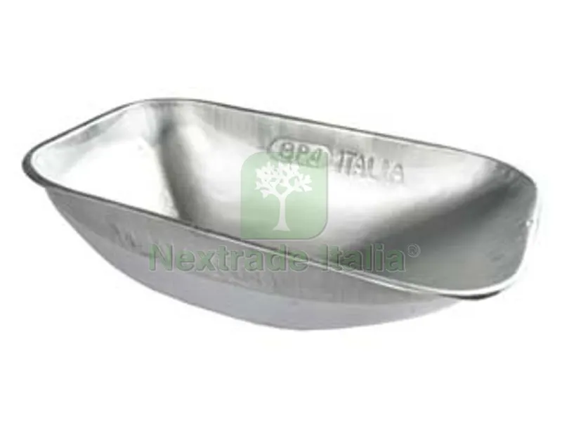 Vasca in Metallo Zincata per Carriola - lt.75 spessore 8/10 (per cod.373609) — Attrezzi da giardino — rif. FERX.FER360043 Vasca in Metallo Zincata per Carriola - lt.75 spessore 8/10 (per cod.373609) — Attrezzi da giardino — rif. FERX.FER360043
