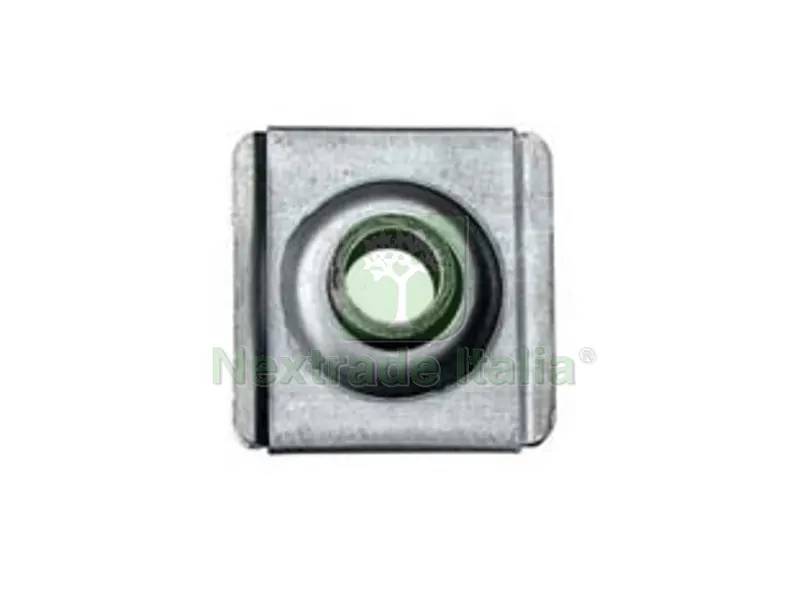 10PZ Cuscinetto per Avvolgibili Quadro a Sfera per Supporto a Legno - mm.35x45h. - foro ? mm.12 — Casalinghi e organizzazione — rif. FERX.FER360197