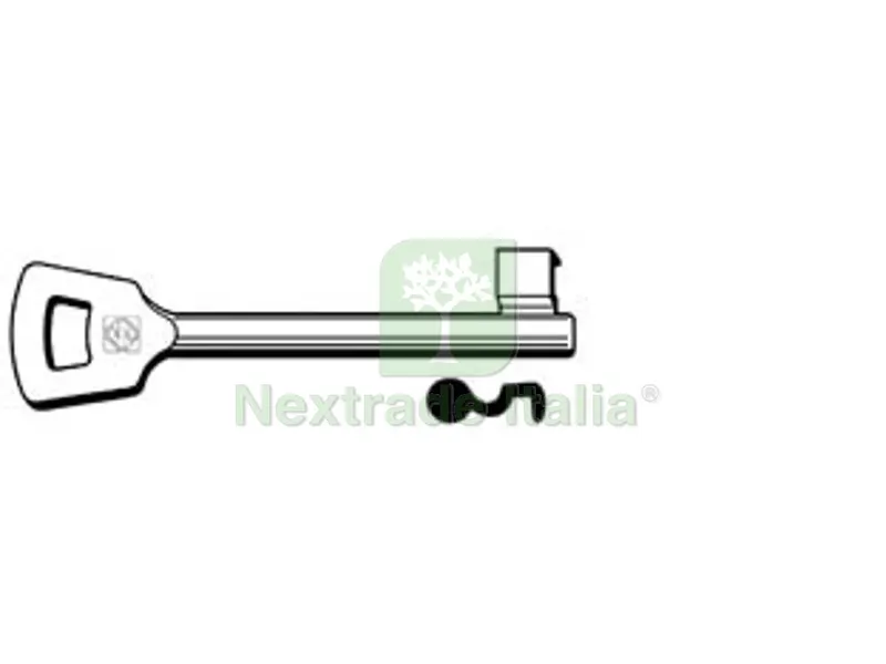 5PZ CHIAVE PATENT PASSEPARTOUT NEMEF 4NFHL - 4NFHL — Chiavi e ricambi auto — rif. FERX.FER361323
