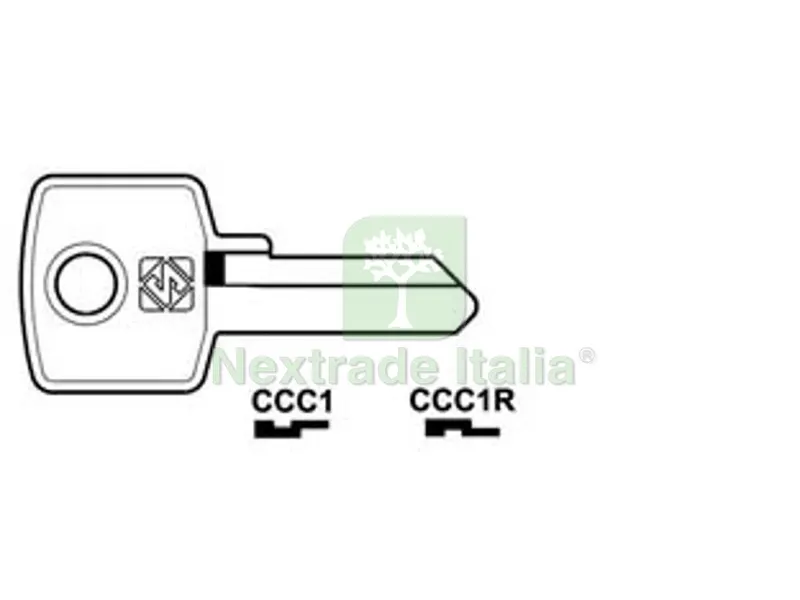 10PZ CHIAVI PER CILINDRI CCC 4 SPINE GRANDI - CCC1R SX — Serrature e cilindri — rif. FERX.FER361774 10PZ CHIAVI PER CILINDRI CCC 4 SPINE GRANDI - CCC1R SX — Serrature e cilindri — rif. FERX.FER361774