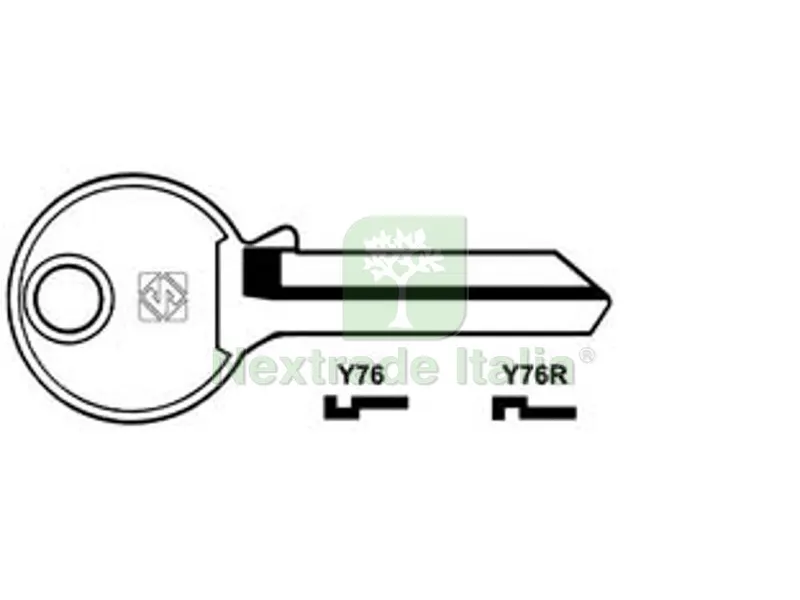 10PZ CHIAVI PER CILINDRI YETI - YT6 DX — Serrature e cilindri — rif. FERX.FER361910