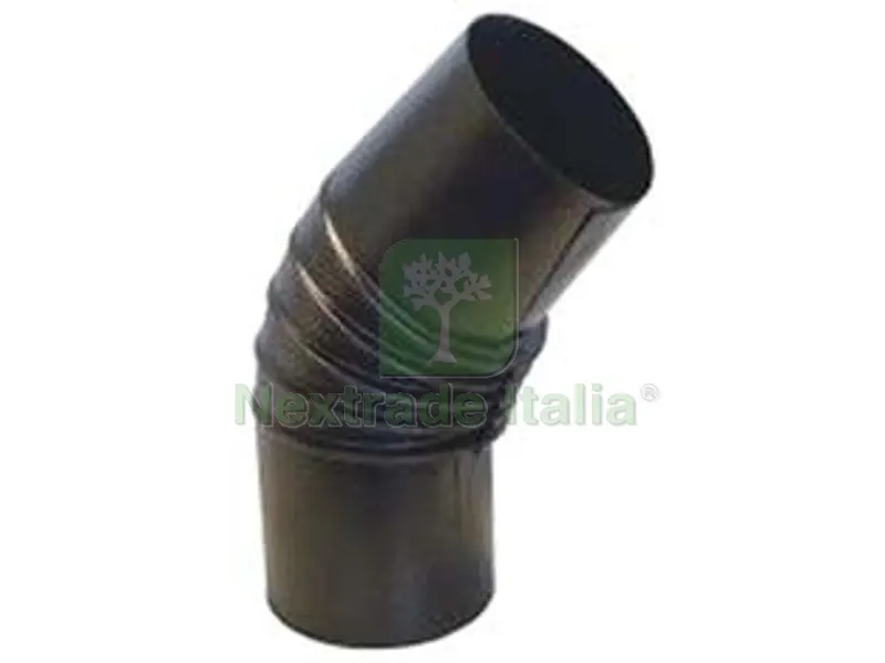 Gomito 45? Porcellanato Stufe a Legna Nero Opaco "ALA Smalto Classic" - ? mm.100 — Vernici e smalti — rif. FERX.FER362719 Gomito 45? Porcellanato Stufe a Legna Nero Opaco "ALA Smalto Classic" - ? mm.100 — Vernici e smalti — rif. FERX.FER362719