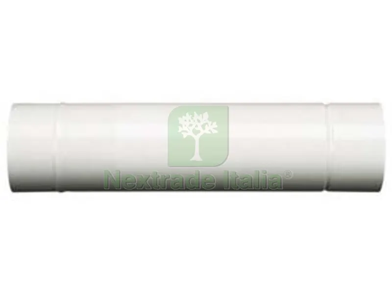 TUBO PORCELLANATO PER STUFE A LEGNA BIANCO "ALA SMALTO CLASSIC" - ? mm.120x250h. — Canne fumarie e fumisteria — rif. FERX.FER362825 TUBO PORCELLANATO PER STUFE A LEGNA BIANCO "ALA SMALTO CLASSIC" - ? mm.120x250h. — Canne fumarie e fumisteria — rif. FERX.FER362825