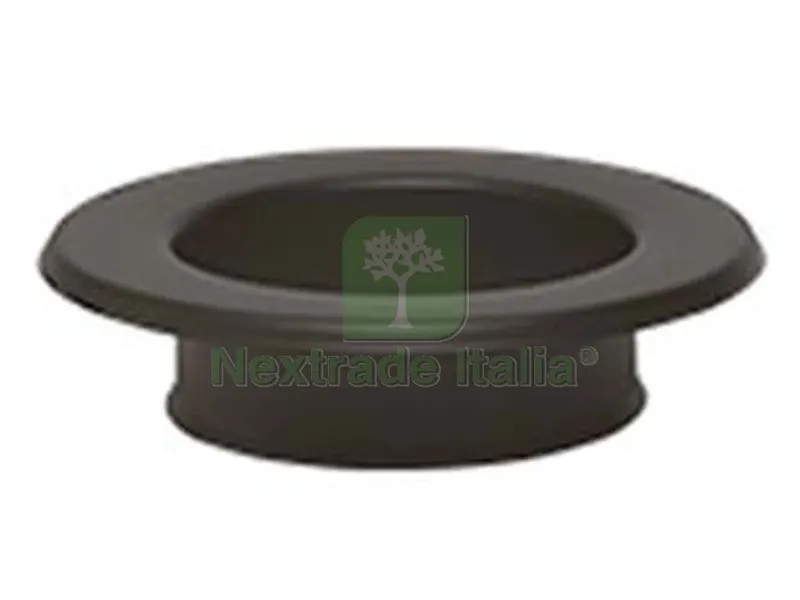 ROSONE PER TUBI STUFA A LEGNA NERO OPACO "ALA SMALTO TOP" - ? mm.150 — Stufe e camini — rif. FERX.FER363341 ROSONE PER TUBI STUFA A LEGNA NERO OPACO "ALA SMALTO TOP" - ? mm.150 — Stufe e camini — rif. FERX.FER363341