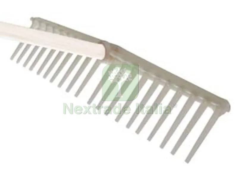 5PZ Rastrello in Polipropilene 20 Denti per Erba e Fieno Spalla Dritta - cm.63 gr.330 — Attrezzi da giardino — rif. FERX.FER363617