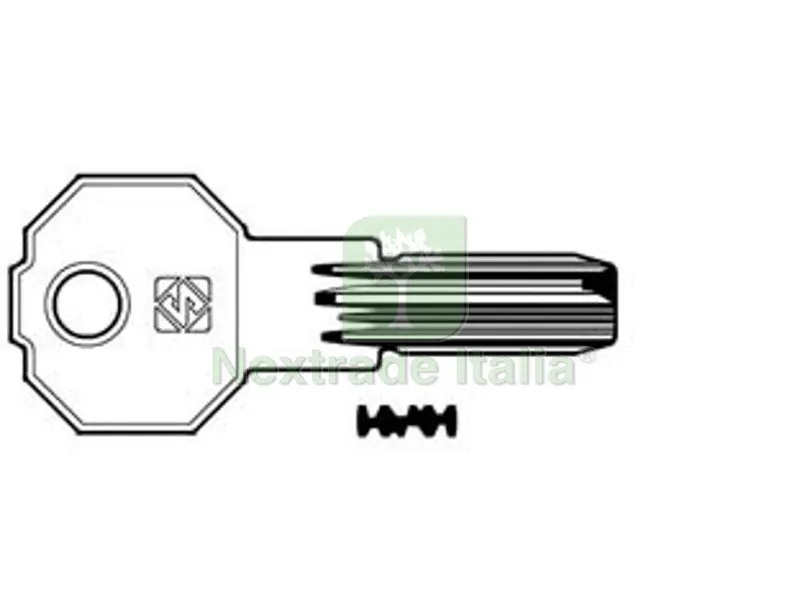 5PZ Chiavi Punzonate per Cilindri Prefer 4+4 Spine PF22 - PF22 — Chiavi grezze e duplicati — rif. FERX.FER363877