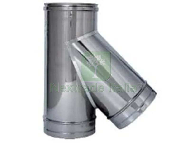 RACCORDO BRAGA A 135? ACCIAIO INOX AISI 304 MONOPARETE SPESS. MM.0,5 - ? mm.150 — Tubi e raccordi — rif. FERX.FER455657 RACCORDO BRAGA A 135? ACCIAIO INOX AISI 304 MONOPARETE SPESS. MM.0,5 - ? mm.150 — Tubi e raccordi — rif. FERX.FER455657