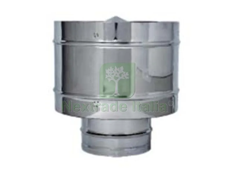 Terminale di Scarico a Botte Acciaio Inox Aisi 304 Monoparete - ? mm.80 — Irrigazione — rif. FERX.FER364355