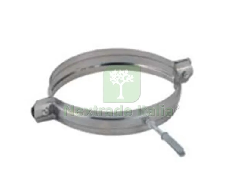 2PZ COLLARE REGGITUBO IN ACCIAIO INOX AISI 304 MONOPARETE SPESSORE MM.0,5 - ? mm.80 — Fascette e collari — rif. FERX.FER364539 2PZ COLLARE REGGITUBO IN ACCIAIO INOX AISI 304 MONOPARETE SPESSORE MM.0,5 - ? mm.80 — Fascette e collari — rif. FERX.FER364539