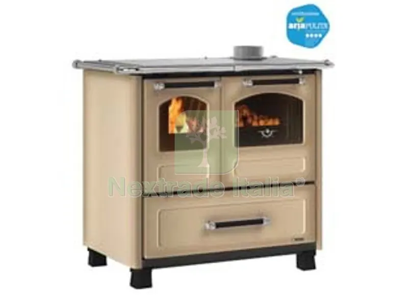 Cucina a Legna Family 7,5 KW Cappuccino Modello 4,5 - misure cm.96,4x64,2x85,3h. - peso kg.125 — Sanitari e ceramiche — rif. FERX.FER367257 Cucina a Legna Family 7,5 KW Cappuccino Modello 4,5 - misure cm.96,4x64,2x85,3h. - peso kg.125 — Sanitari e ceramiche — rif. FERX.FER367257