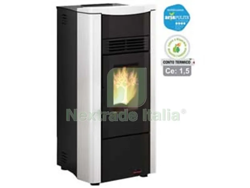 Stufa a Pellet Giusy EVO 2.0 7 KW Bianca (conto Termico) - misure cm.49,8x50,4x102,20h. - peso Kg.83 — Stufe e camini — rif. FERX.FER367271 Stufa a Pellet Giusy EVO 2.0 7 KW Bianca (conto Termico) - misure cm.49,8x50,4x102,20h. - peso Kg.83 — Stufe e camini — rif. FERX.FER367271