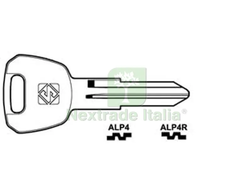 10PZ Chiavi per Cilindri Alpha 5 Spine Piccole - ALP4R SX — Serrature e cilindri — rif. FERX.FER348188 10PZ Chiavi per Cilindri Alpha 5 Spine Piccole - ALP4R SX — Serrature e cilindri — rif. FERX.FER348188
