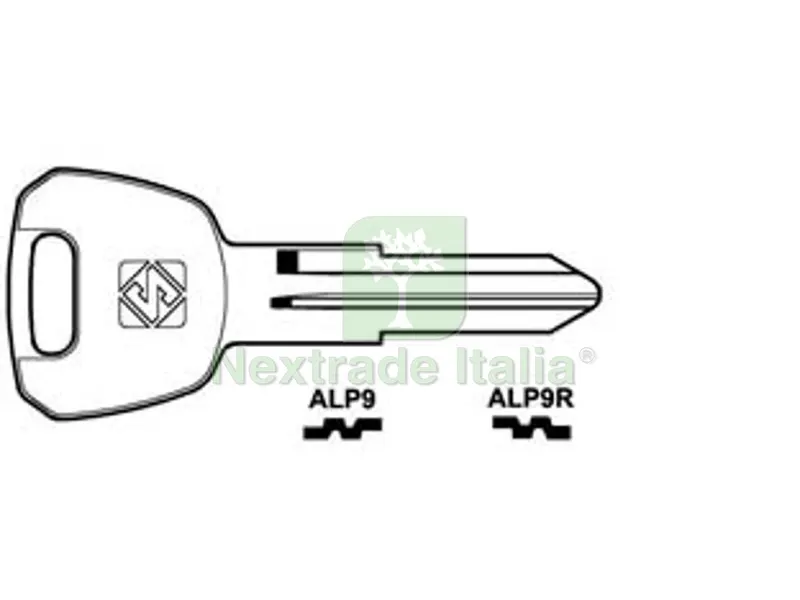 10PZ Chiavi per Cilindri Alpha 5 Spine Piccole - ALP9R SX — Serrature e cilindri — rif. FERX.FER188388 10PZ Chiavi per Cilindri Alpha 5 Spine Piccole - ALP9R SX — Serrature e cilindri — rif. FERX.FER188388