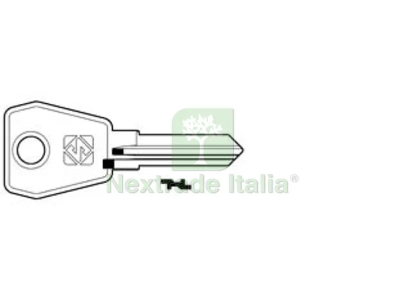 10PZ Chiavi per Cilindri Euro Locks 5 Spine Piccole EU16R - EU16R SX — Serrature e cilindri — rif. FERX.FER367974