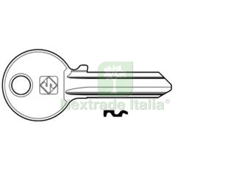 100PZ chiavi per cilindri 5 spine grandi ie6 in acc. nich. - ie6 dx — Serrature e cilindri — rif. FERX.FER368148