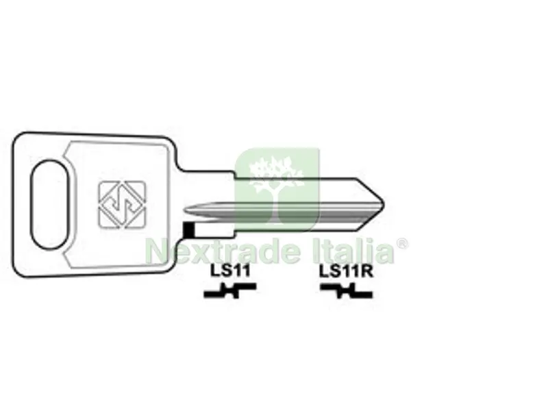 5PZ CHIAVI PER CILINDRI LAS 6 SPINE PICCOLE - LS11R SX — Serrature e cilindri — rif. FERX.FER368322