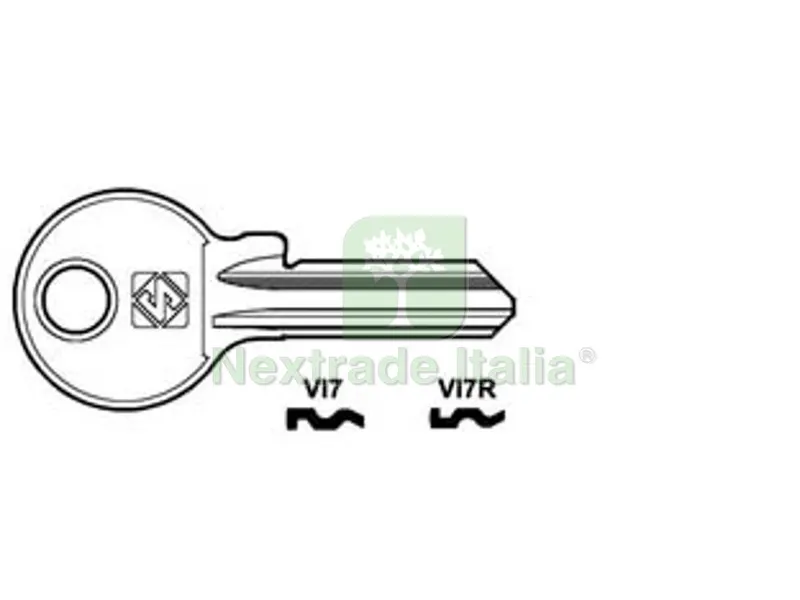 10PZ Chiavi per Cilindri Viro 5 Spine Piccole - VI7R SX — Serrature e cilindri — rif. FERX.FER188104 10PZ Chiavi per Cilindri Viro 5 Spine Piccole - VI7R SX — Serrature e cilindri — rif. FERX.FER188104
