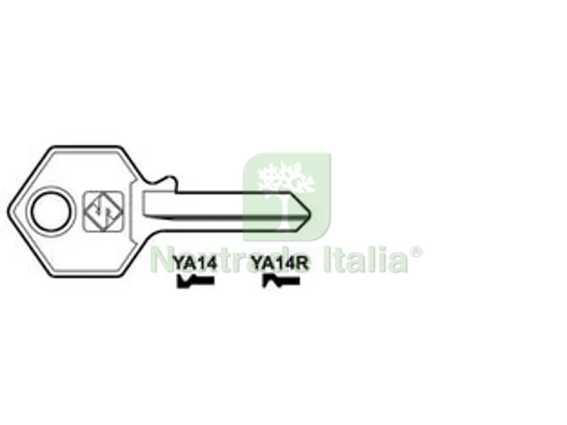 10PZ CHIAVI PER CILINDRI YALE 4 SPINE PICCOLE - YA14 SX — Serrature e cilindri — rif. FERX.FER369060