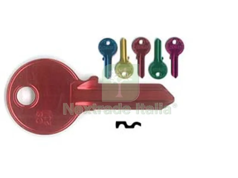 10PZ chiavi per cilindri 4 spine grandi cs204u - cs204u ultralite 5 colori assortiti — Serrature e cilindri — rif. FERX.FER369336