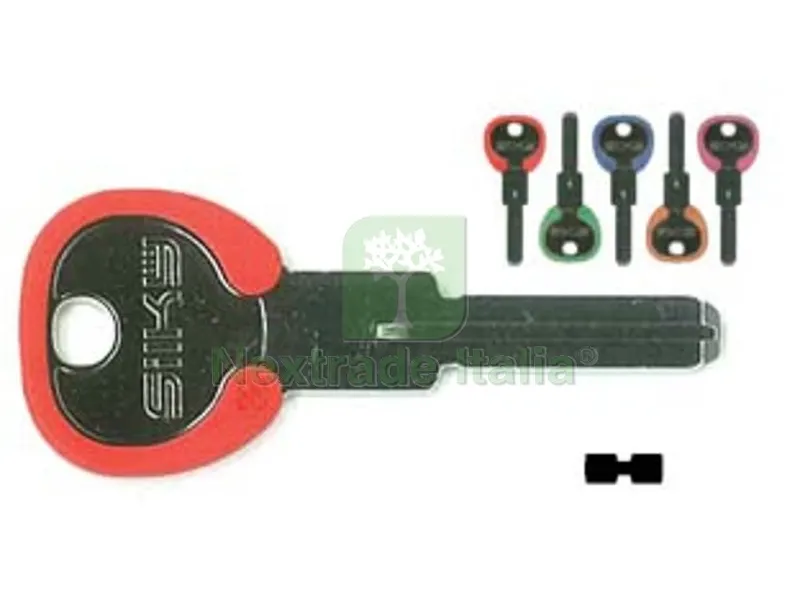 5PZ Chiavi Punzonate per Cilindri AGB AGB5DZ - AGB5DZ silky 5 colori assortiti — Chiavi grezze e duplicati — rif. FERX.FER369732