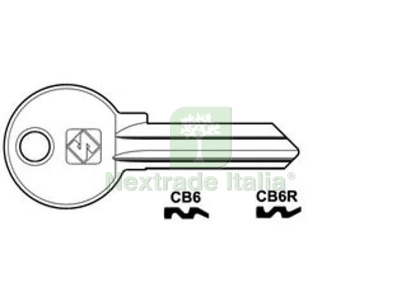 100PZ Chiavi Profilo Corbin 5 Spine - CB6 DX — Serrature e cilindri — rif. FERX.FER373326