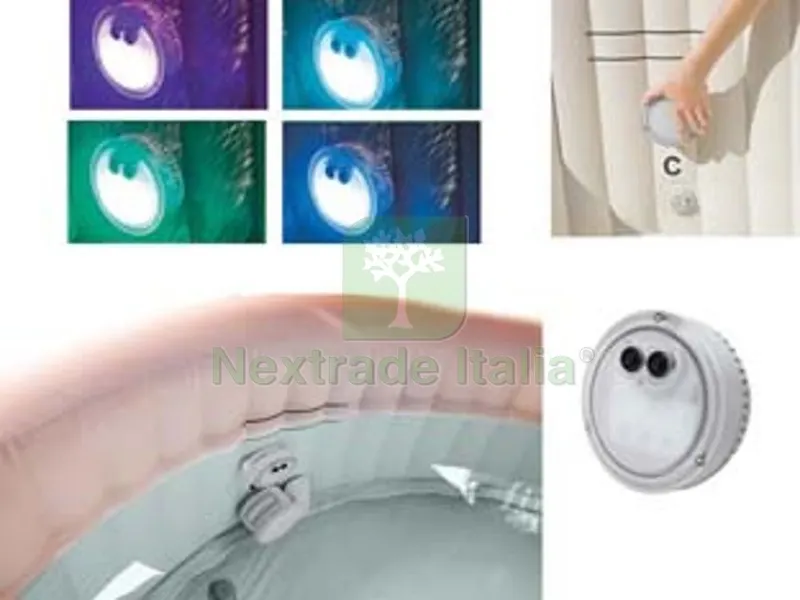 luce a led multicolor per bubble spa - peso kg.0,43 (28503) — Tempo libero outdoor — rif. FERX.FER373388 luce a led multicolor per bubble spa - peso kg.0,43 (28503) — Tempo libero outdoor — rif. FERX.FER373388